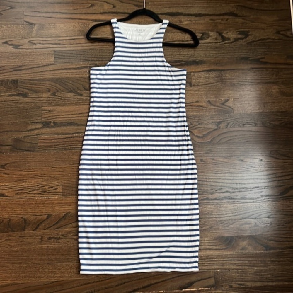 NWOT Jcrew form knit stripe dress small